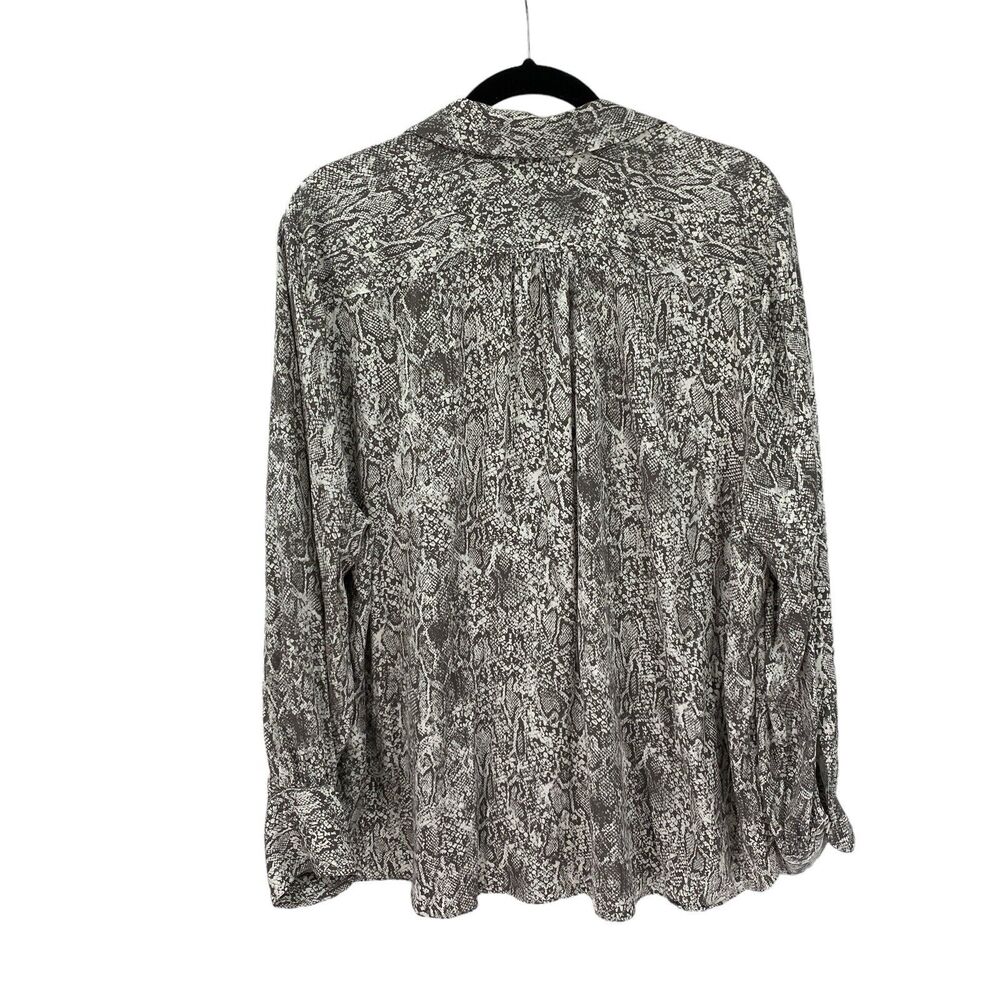 Chicos 4 Top Size Xxl Gray Python Pattern Sandwas… - image 7